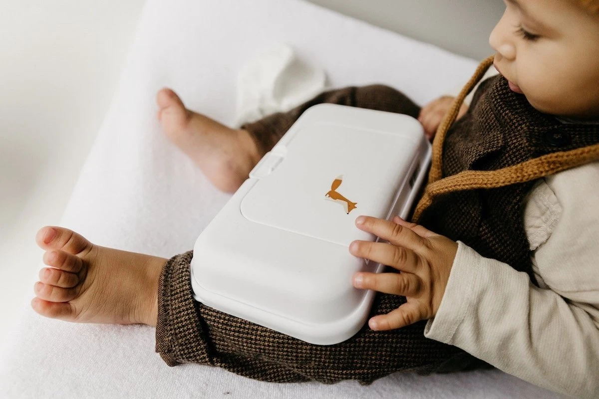 Funkybox - Billendoekjes Doosje - To Go - Grey - Little Stars 7 Funkybox - Billendoekjes Doosje - To Go - Grey - Little Stars - Afbeelding 7