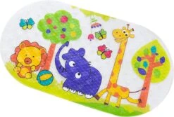 VinkToys® Badmatje - Antislip - Kinder Antislip Mat Bad / Douche - Voor Kinderen En Baby's - Mat Voor In Bad - Mat Voor In Douche - Douchemat Met Zuignappen - 69 X 39 Cm - Olifant -Babyproducten 1200x810 3