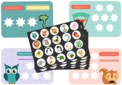 Beloningssysteem Voor Zindelijkheidstraining Kind - 20x Beloningskaart - 120 Stickers - Plasdiploma - Beloningsstickers