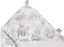 Jollein Badcape 75x75cm Pimpelmees - Forest Animals -Babyproducten 1200x888 3
