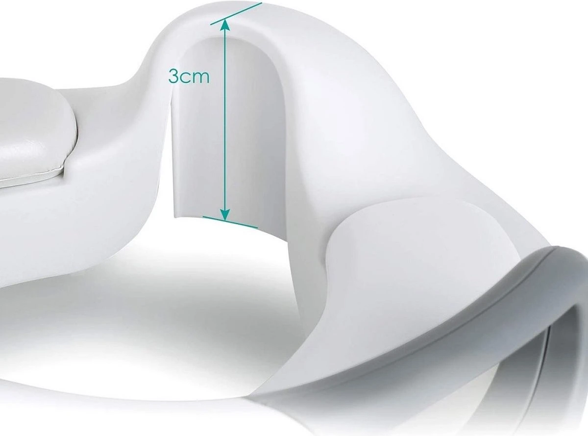 Universele Toiletbril Met Handvaten Voor Kinderen | Kinder Toiletzitje Toiletstoel | WC-bril Verkleiner Voor Peuters En Kleuters | Wit LB-A23 5 Universele Toiletbril Met Handvaten Voor Kinderen | Kinder Toiletzitje Toiletstoel | WC-bril Verkleiner Voor Peuters En Kleuters | Wit LB-A23 - Afbeelding 5