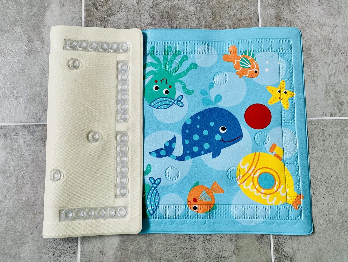 Badmat Antislip - Voor Kinderen En Baby’s – Douchemat – Badmat - Antislipmat Douche – Met Temperatuurindicator - 68 X 40 Cm 6 Badmat Antislip - Voor Kinderen En Baby’s – Douchemat – Badmat - Antislipmat Douche – Met Temperatuurindicator - 68 X 40 Cm - Afbeelding 6
