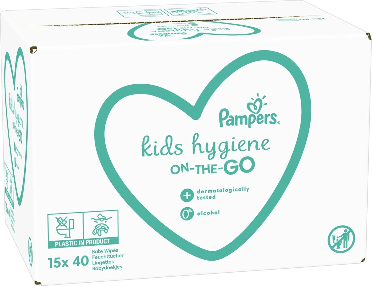 Pampers® Pampers Kids Hygiene On-The-Go Doekjes - 600 Doekjes 9 Pampers® Pampers Kids Hygiene On-The-Go Doekjes - 600 Doekjes - Afbeelding 9