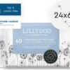 LILLYDOO Babydoekjes Met 99% Water - 1440 Billendoekjes (24x60) 100% Vrij Van Plastic En Parfum