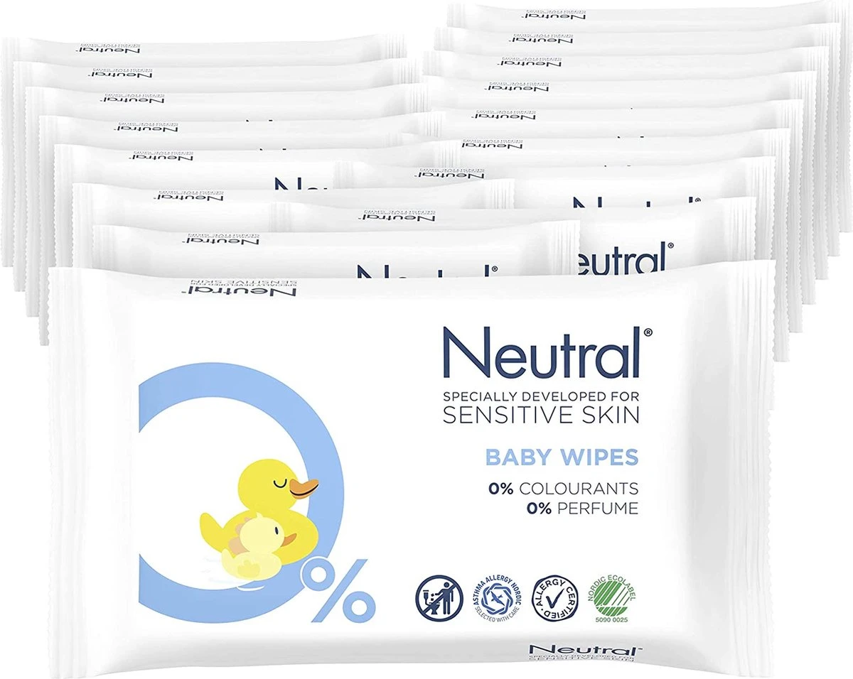 Neutral Baby Billendoekjes Parfumvrij En Zonder Zeep, Voor De Gevoelige Huid - 16 X 63 Doekjes - 1008 Stuks 5 Neutral Baby Billendoekjes Parfumvrij En Zonder Zeep, Voor De Gevoelige Huid - 16 X 63 Doekjes - 1008 Stuks - Afbeelding 5