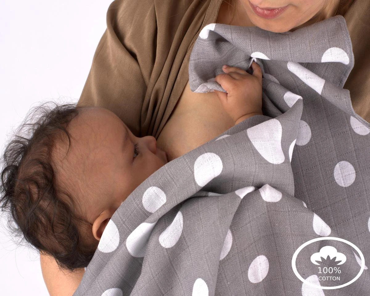 Hydrofiele Luiers - Hydrofiele Doeken - 70 X 80 Cm - 10 Pack – Grijs – Sterren - EU Gefabriceerd – FENSILO Hydrofiele Doeken 4 Hydrofiele Luiers - Hydrofiele Doeken - 70 X 80 Cm - 10 Pack – Grijs – Sterren - EU Gefabriceerd – FENSILO Hydrofiele Doeken - Afbeelding 4