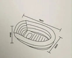 Bambino© Opblaasbaar Babybad - Donkergrijs - 78 X 52 X 30 Cm | Ideaal Voor Op Reis | 0-12 Maanden 5 Bambino© Opblaasbaar Babybad - Donkergrijs - 78 X 52 X 30 Cm | Ideaal Voor Op Reis | 0-12 Maanden -Babyproducten 1200x971 2