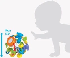 Playgro Speel En Leerbal - Grijp- En Bijtspeelgoed - Klikklak Geluiden - Spiegeltje - Kralen - Cilinder Met Rattelende Ballen -Babyproducten 1200x983 1