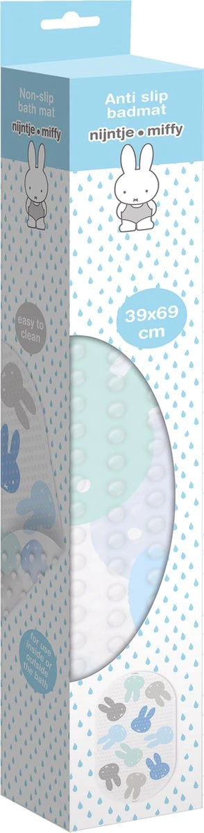 Bambolino Toys - Nijntje Anti-slip Badmat - Badkamerdecoratie - 39 X 69 Cm - Voor Kinderen En Baby's - Douchemat - Antislip 2 Bambolino Toys - Nijntje Anti-slip Badmat - Badkamerdecoratie - 39 X 69 Cm - Voor Kinderen En Baby's - Douchemat - Antislip - Afbeelding 2