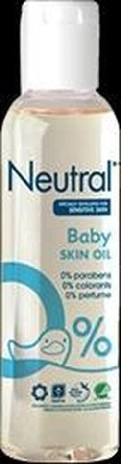 Neutral Baby Parfumvrij Huidolie Voor De Gevoelige Babyhuid 150 Ml -Babyproducten 313x1200