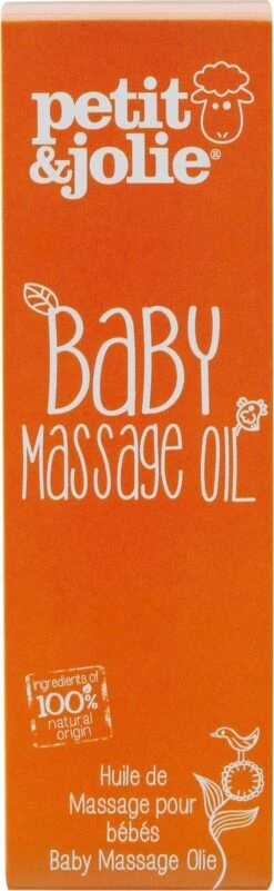 Petit & Jolie Baby Massage Olie - 100% Natuurlijke Huidverzorging - Verzacht De Huid -Babyproducten 370x1200