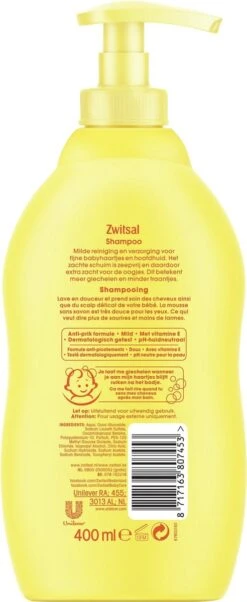 Zwitsal Baby Shampoo - 3 X 400 Ml - Voordeelverpakking 13 Zwitsal Baby Shampoo - 3 X 400 Ml - Voordeelverpakking -Babyproducten 492x1200 1