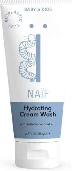 Naïf Hydraterende Wascrème - Babyverzorging - 200ml - Met Natuurlijke Ingrediënten -Babyproducten 511x1200
