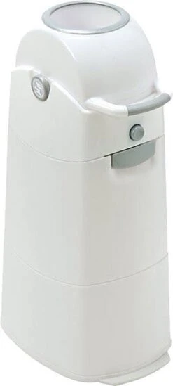 Luieremmer Medium Zilver - Middel - Zonder Navulling - Geschikt Voor Pampers En Huggies - Stoma -Babyproducten 540x1200 1