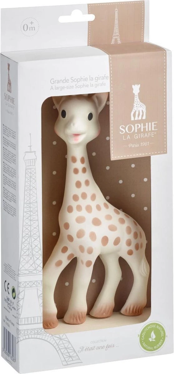 Sophie De Giraf - Bijtspeeltje - Grote Versie - 21 Cm - 100% Natuurlijk Rubber 3 Sophie De Giraf - Bijtspeeltje - Grote Versie - 21 Cm - 100% Natuurlijk Rubber - Afbeelding 3