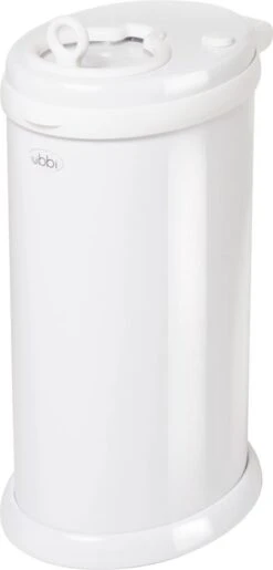 Ubbi® Ubbi Luieremmer - Wit - Metaal - Geurloos - Geen Navulcassettes Nodig -Babyproducten 576x1200