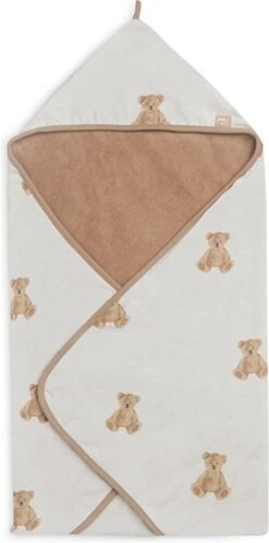 Jollein Badcape 75x75cm Teddy Bear - GOTS -Babyproducten 594x1200 2