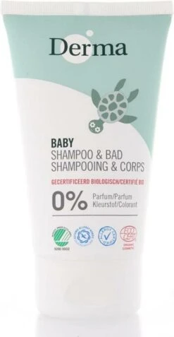 Derma Eco Shampoo & Lichaam 150 Ml -Babyproducten 622x1200 1