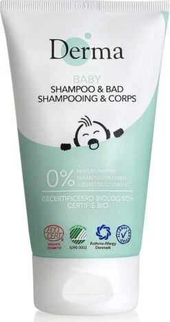 Derma Eco Shampoo & Lichaam 150 Ml -Babyproducten 634x1200 4