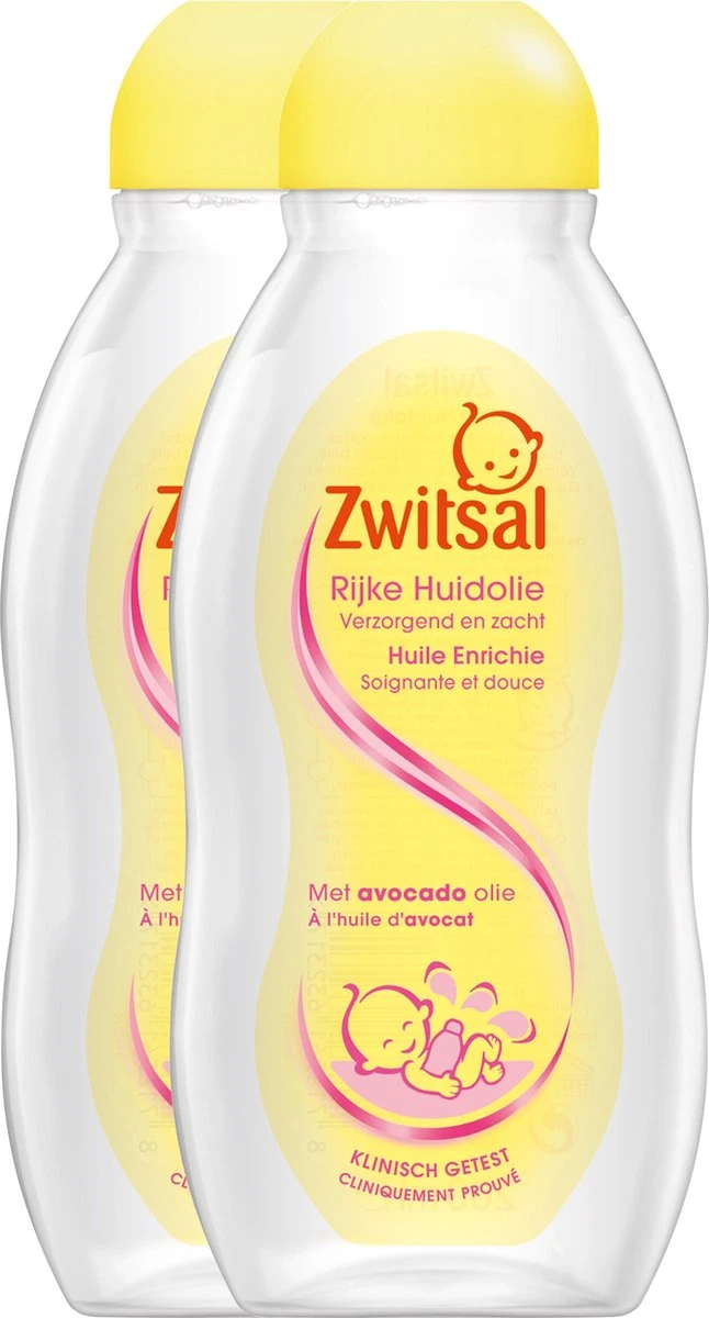 Zwitsal Rijke Huidolie Avocado - 2 X 200 Ml - Voordeelverpakking 2 Zwitsal Rijke Huidolie Avocado - 2 X 200 Ml - Voordeelverpakking - Afbeelding 2