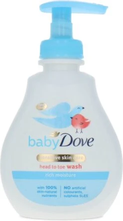 Dove - Baby (Head To Toe Wash Rich Moisture ) Body (Head To Toe Wash Rich Moisture ) Baby (Head To Toe Wash Rich Moisture ) - 200ml -Babyproducten 667x1200