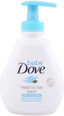 Dove - Baby (Head To Toe Wash Rich Moisture ) Body (Head To Toe Wash Rich Moisture ) Baby (Head To Toe Wash Rich Moisture ) - 200ml -Babyproducten 668x1200