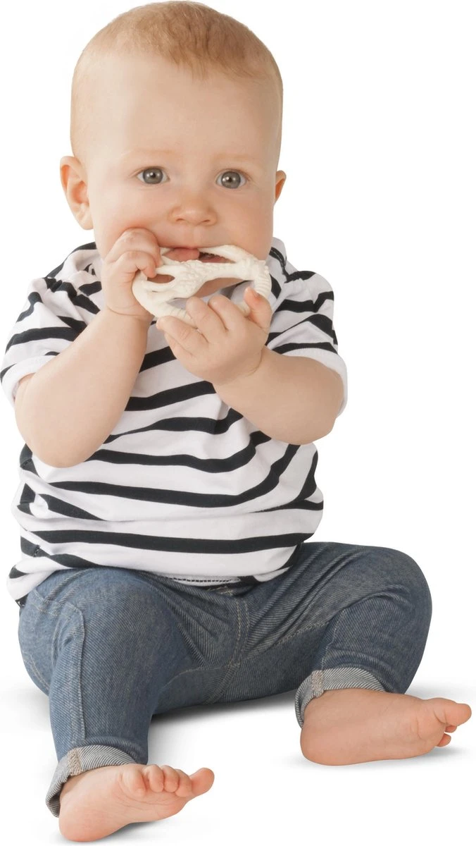 Sophie De Giraf - So Pure - Bijtring - Rond - Wit 3 Sophie De Giraf - So Pure - Bijtring - Rond - Wit - Afbeelding 3