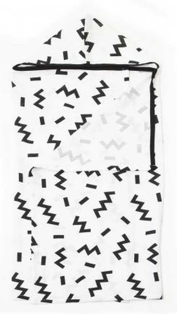 KipKep Blenker Hydrofiele Badcape - Maat 100x70cm - Memphis White 1 KipKep Blenker Hydrofiele Badcape - Maat 100x70cm - Memphis White