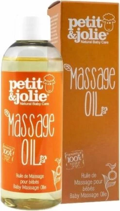 Petit & Jolie Baby Massage Olie - 100% Natuurlijke Huidverzorging - Verzacht De Huid -Babyproducten 685x1200 1