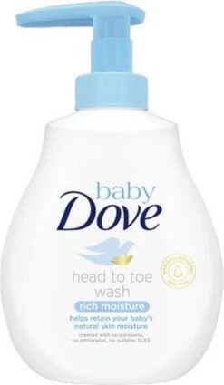 Dove - Baby (Head To Toe Wash Rich Moisture ) Body (Head To Toe Wash Rich Moisture ) Baby (Head To Toe Wash Rich Moisture ) - 200ml -Babyproducten 698x1200 1