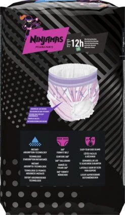 Ninjamas Pyjama Pants Luierbroekjes Meisje - 10 Nachtluiers Voor Bedplassen - 4-7 Jaar 23 Ninjamas Pyjama Pants Luierbroekjes Meisje - 10 Nachtluiers Voor Bedplassen - 4-7 Jaar -Babyproducten 699x1200 1