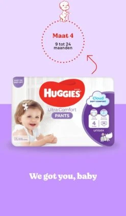 Huggies Luierbroekjes - Maat 4 (9 Tot 14 Kg) - Ultra Comfort - Unisex - 144 Stuks - Maandbox 17 Huggies Luierbroekjes - Maat 4 (9 Tot 14 Kg) - Ultra Comfort - Unisex - 144 Stuks - Maandbox -Babyproducten 699x1200