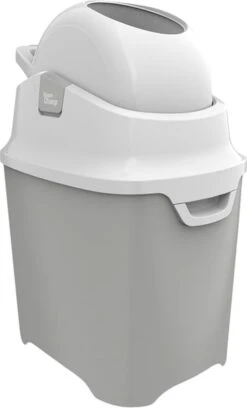 DiaperChamp ONE - Soft Silver - Standaard Luieremmer -Babyproducten 727x1200