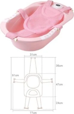 Verstelbare Antislip Baby Bad Kussen (Roze) Model 2023 - Baby Bad Kussen - Antislip Kussen - Geschikt Voor Ieder Baby Badje! -Babyproducten 781x1200