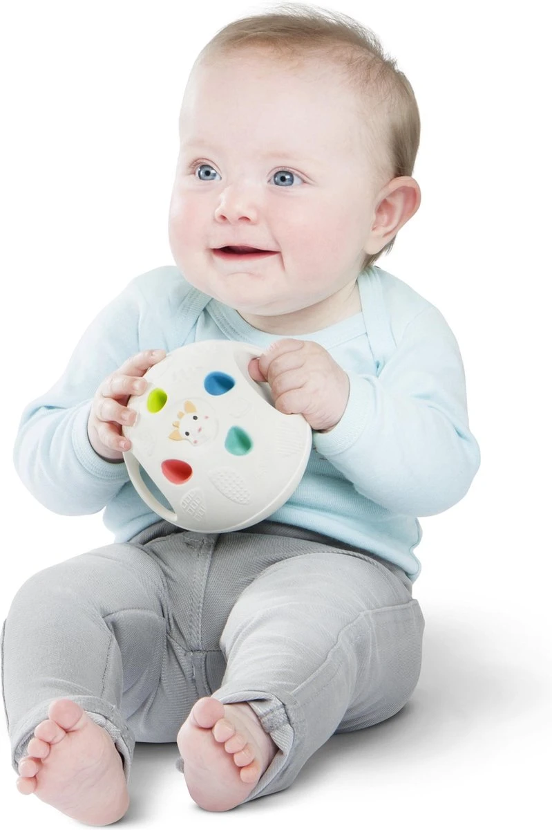 Sophie De Giraf - So Pure - Speelbal - Senso Ball - 100% Natuurlijk Rubber 4 Sophie De Giraf - So Pure - Speelbal - Senso Ball - 100% Natuurlijk Rubber - Afbeelding 4