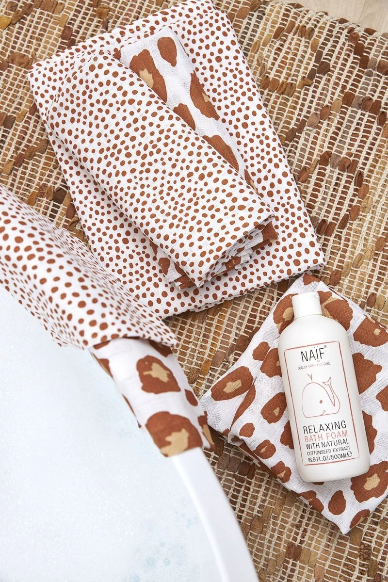 Meyco Cheetah/Panter Hydrofiele Doeken - 3-pack - Camel - 70x70 Cm 4 Meyco Cheetah/Panter Hydrofiele Doeken - 3-pack - Camel - 70x70 Cm - Afbeelding 4