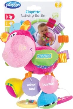 Playgro Clip Clop Rammelaar - Roze - Activiteitenspeeltje - Kraamkado -Babyproducten 804x1200 7
