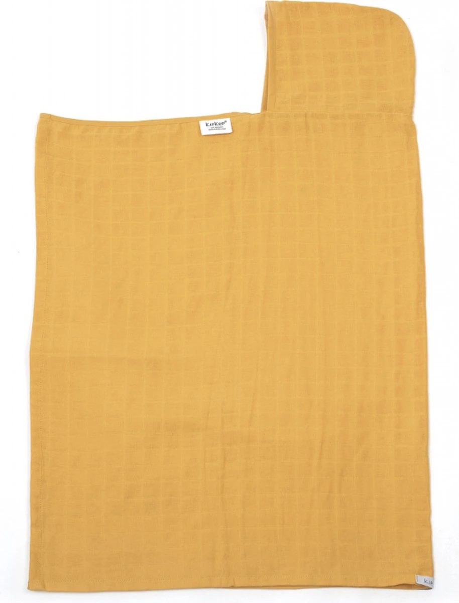 KipKep Blenker Hydrofiele Badcape - Maat 100x70cm - Little Bees Geel 3 KipKep Blenker Hydrofiele Badcape - Maat 100x70cm - Little Bees Geel - Afbeelding 3