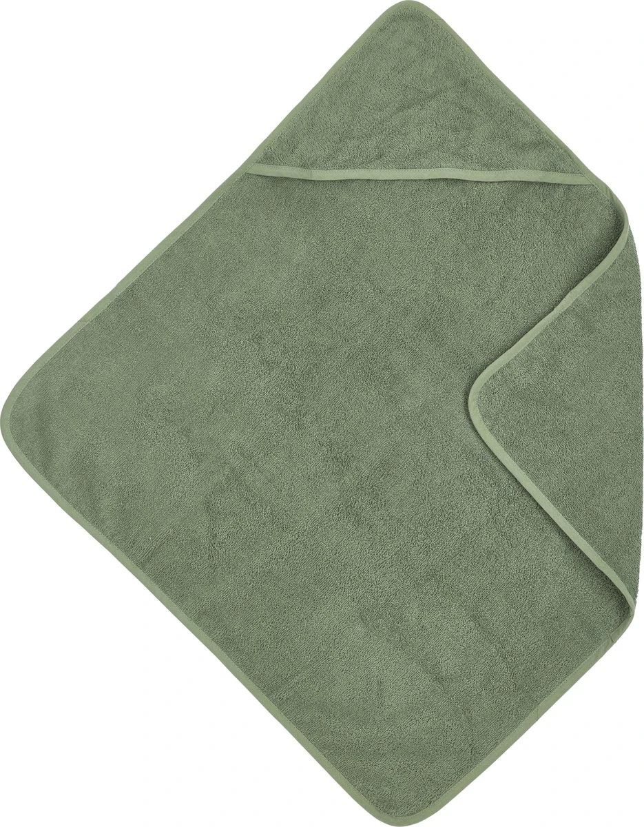 Meyco Badcape Basic Badstof - Forest Green - 75x75cm 1 Meyco Badcape Basic Badstof - Forest Green - 75x75cm