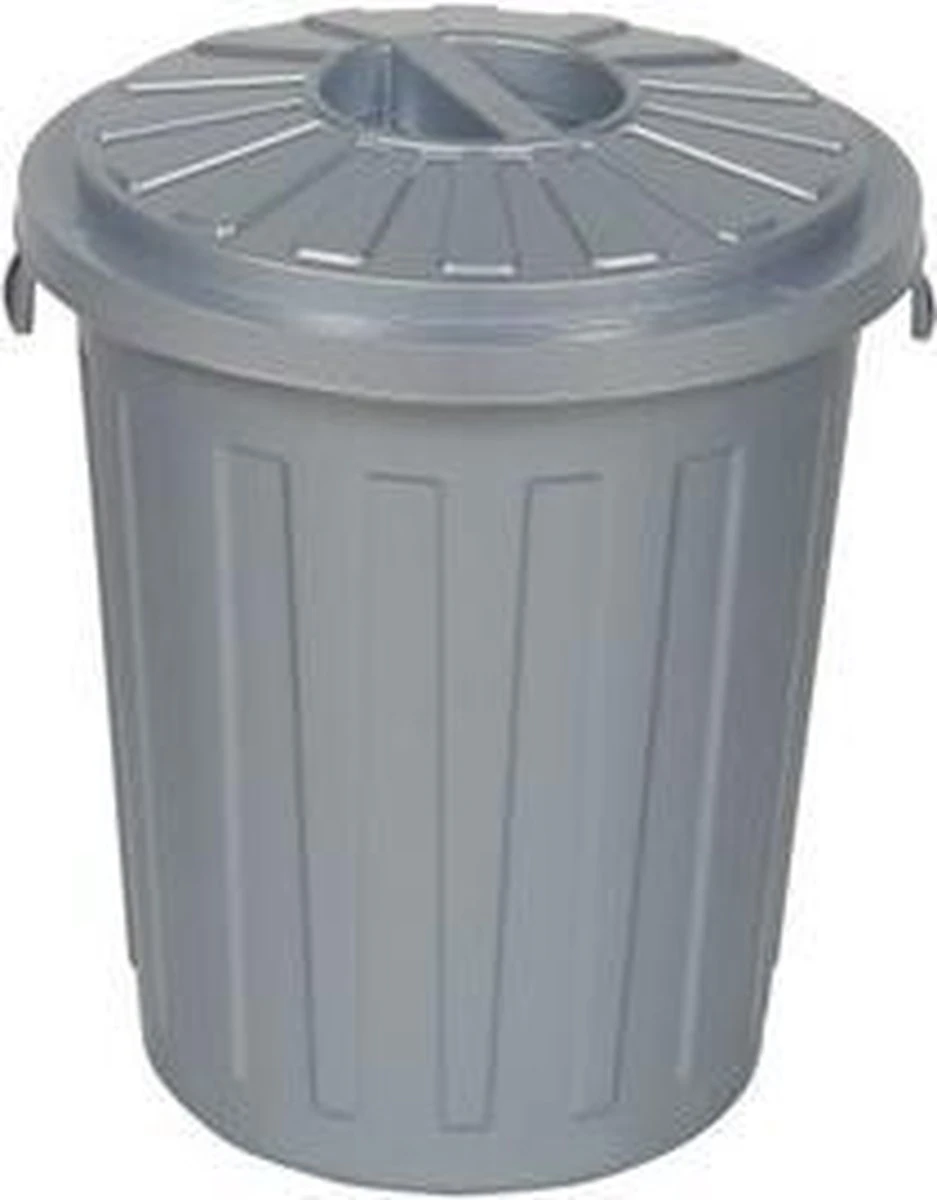 AFVALBAK ROND M/D MAXI BIN 36X42 - 23 L GRIJS OK KEEEPER 10213 1 AFVALBAK ROND M/D MAXI BIN 36X42 - 23 L GRIJS OK KEEEPER 10213