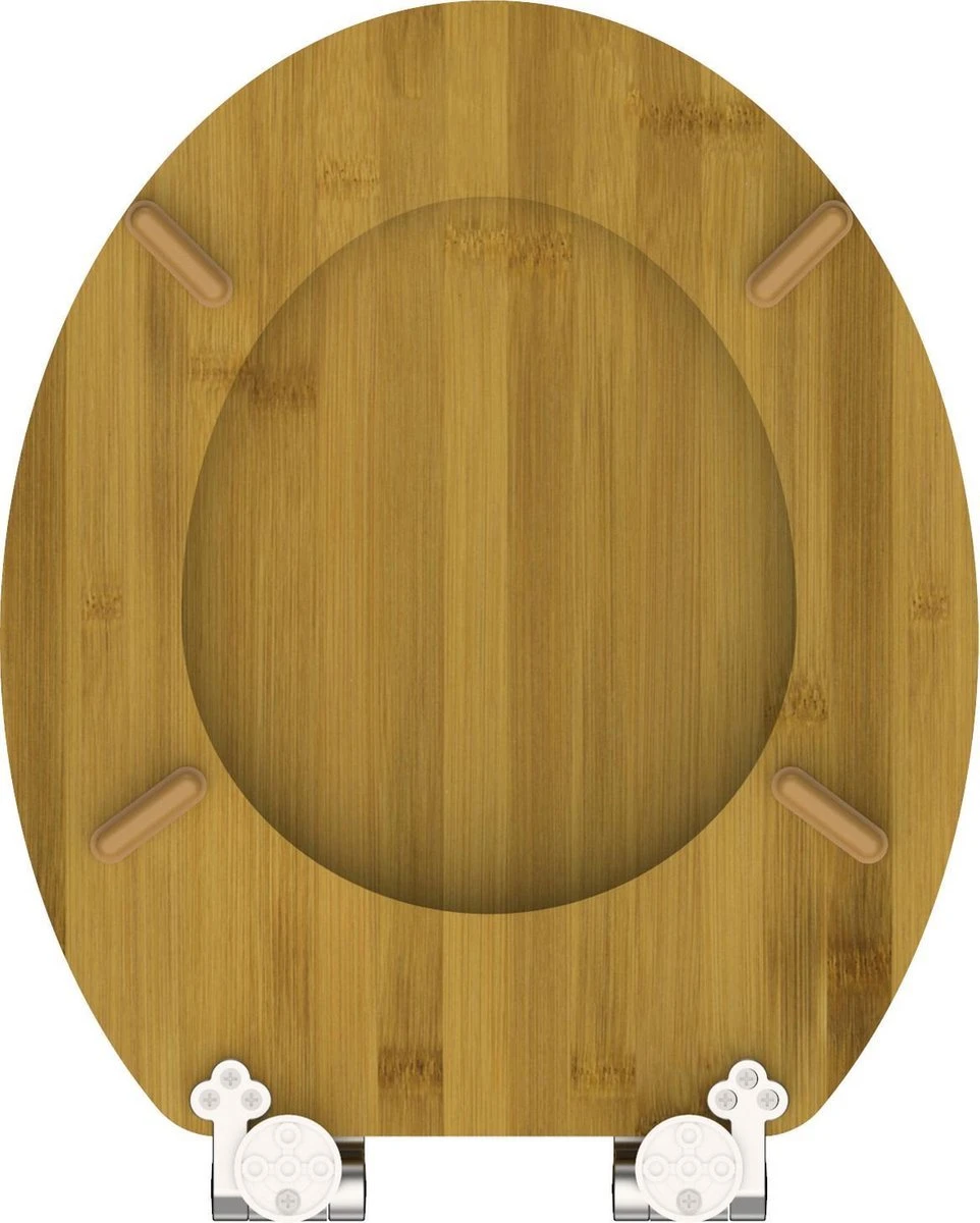 OMID HOME® Bamboe Toiletbril - Toiletbril - Duurzaam Design - Wc Bril - LIMITED EDITION - Hoogwaardig Bamboe 2 OMID HOME® Bamboe Toiletbril - Toiletbril - Duurzaam Design - Wc Bril - LIMITED EDITION - Hoogwaardig Bamboe - Afbeelding 2