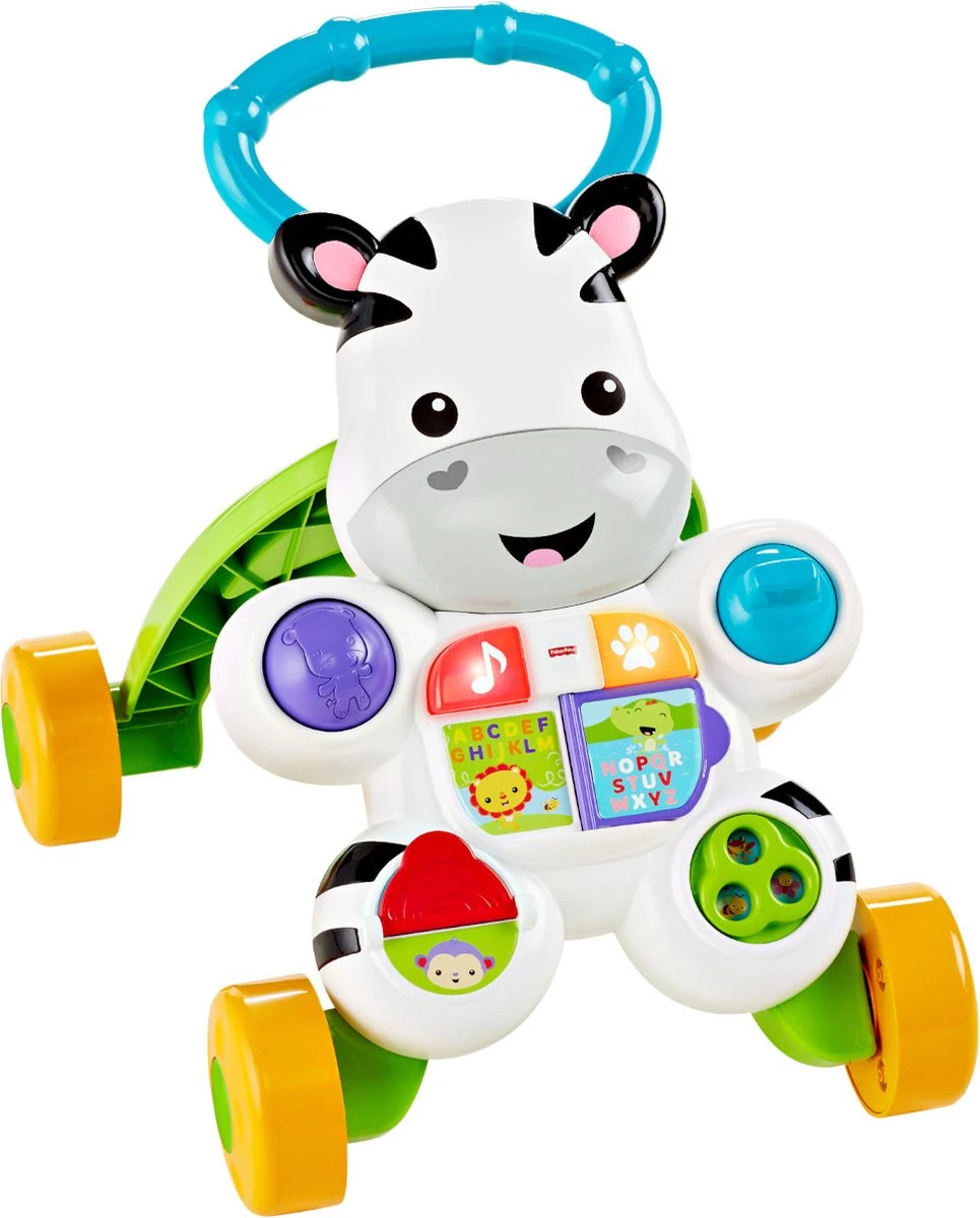 Fisher Price Fisher-Price Loop Met Mij Zebra - Looptrainer 13 Fisher Price Fisher-Price Loop Met Mij Zebra - Looptrainer - Afbeelding 13