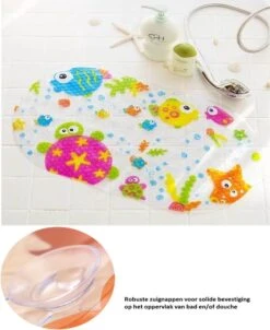 VinkToys® Badmatje - Antislip - Kinder Antislip Mat Bad / Douche - Voor Kinderen En Baby's - Mat Voor In Bad - Mat Voor In Douche - Douchemat Met Zuignappen - 69 X 39 Cm - Schildpad 9 VinkToys® Badmatje - Antislip - Kinder Antislip Mat Bad / Douche - Voor Kinderen En Baby's - Mat Voor In Bad - Mat Voor In Douche - Douchemat Met Zuignappen - 69 X 39 Cm - Schildpad -Babyproducten 980x1200